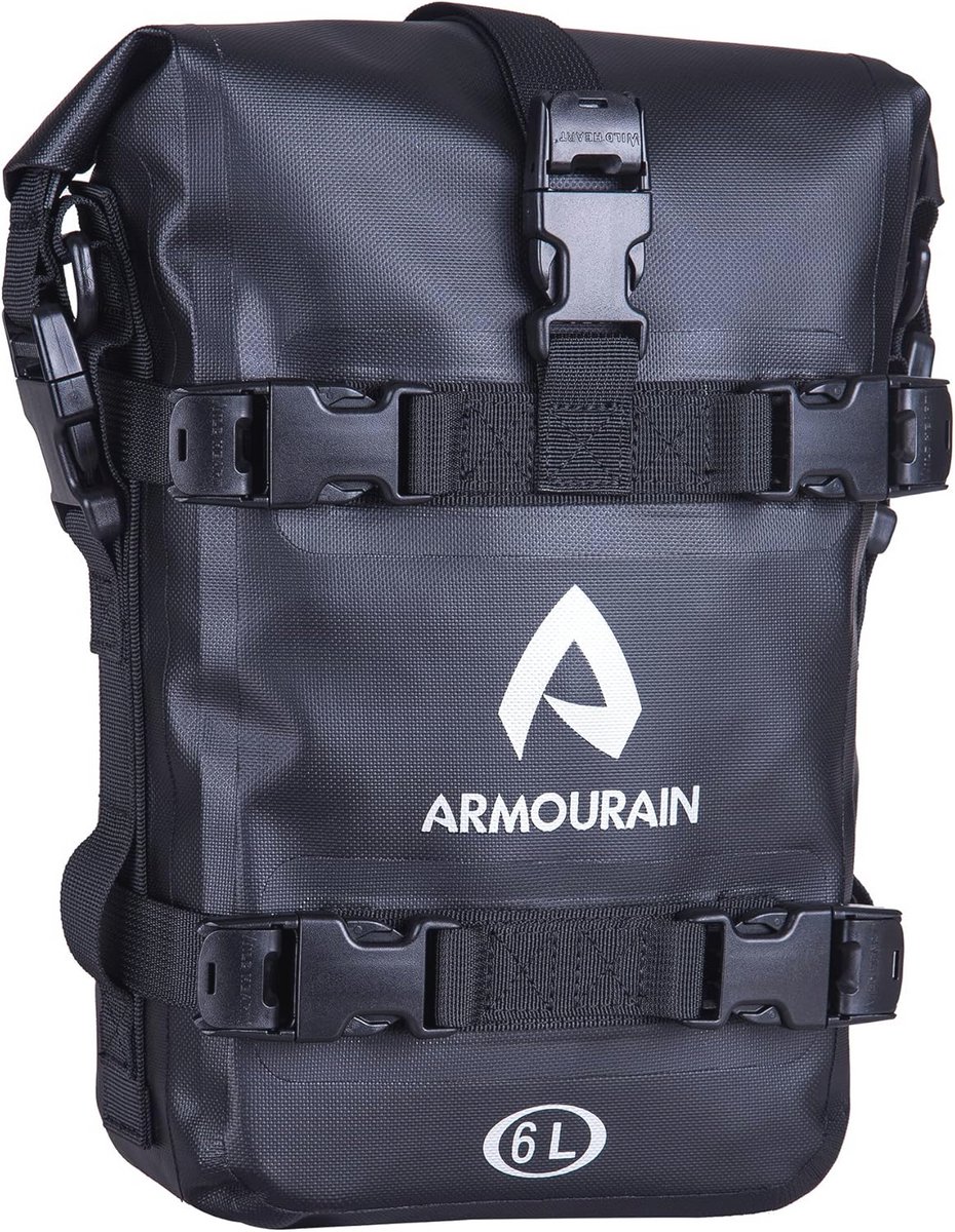 Waterdichte Motorfiets Bumpers Tas - 6L Crash Bar Tas met Schouderriem voor Motorfietsen