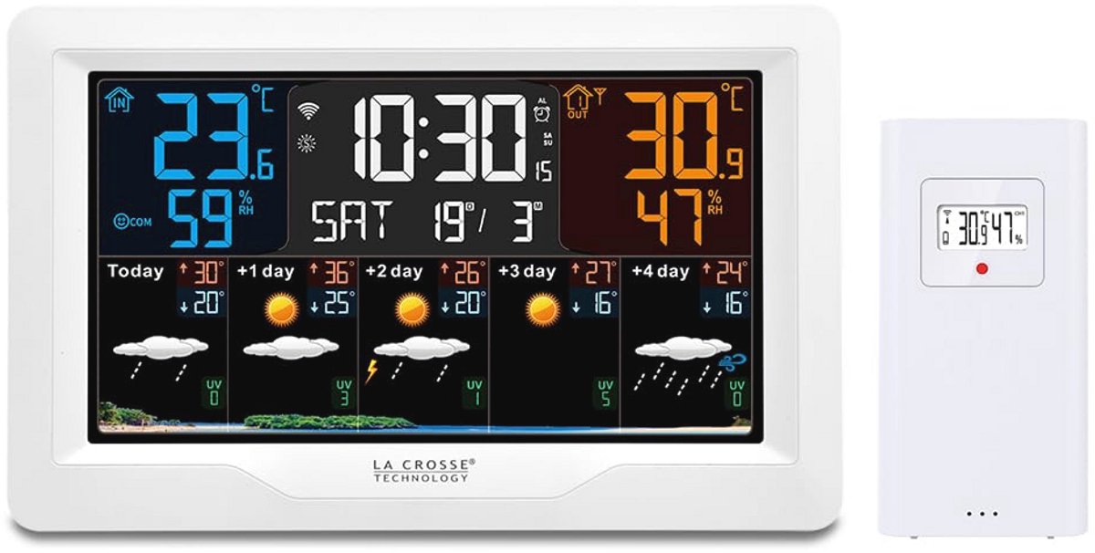 Kleurrijk Weerstation met WiFi en LCD Scherm
