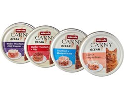 Animonda Carny Ocean Kattenvoer, Natvoer Voor Katten, Mix, 12 X 80 G