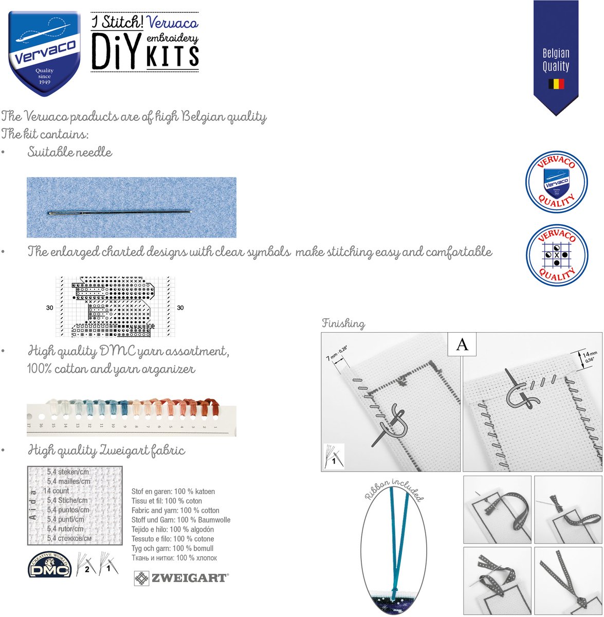 Vervaco - Bladwijzer kit - Uilen met pluimen set van 2 - PN-0187973 - Borduren - Borduurpakket - Borduurpakket volwassenen - Borduurpakket kind — afbeelding 5