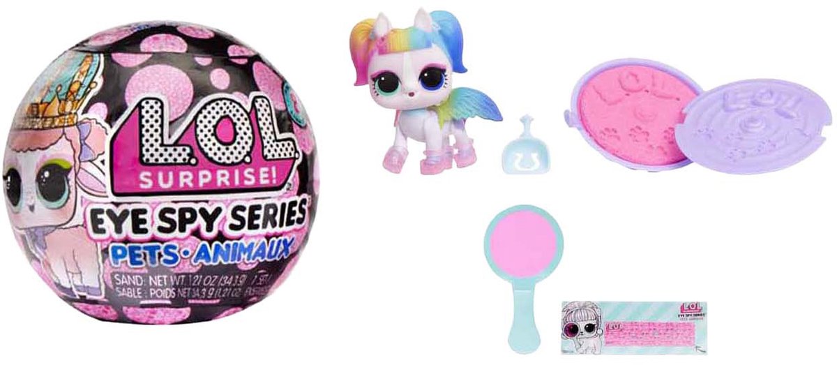 L.O.L. Surprise! Princess Tots – Inclusief 1 pop, verrassing verpakking, wordt geleverd met 2 kleuren om een prinsessenjurk te maken, verzamel alle 8