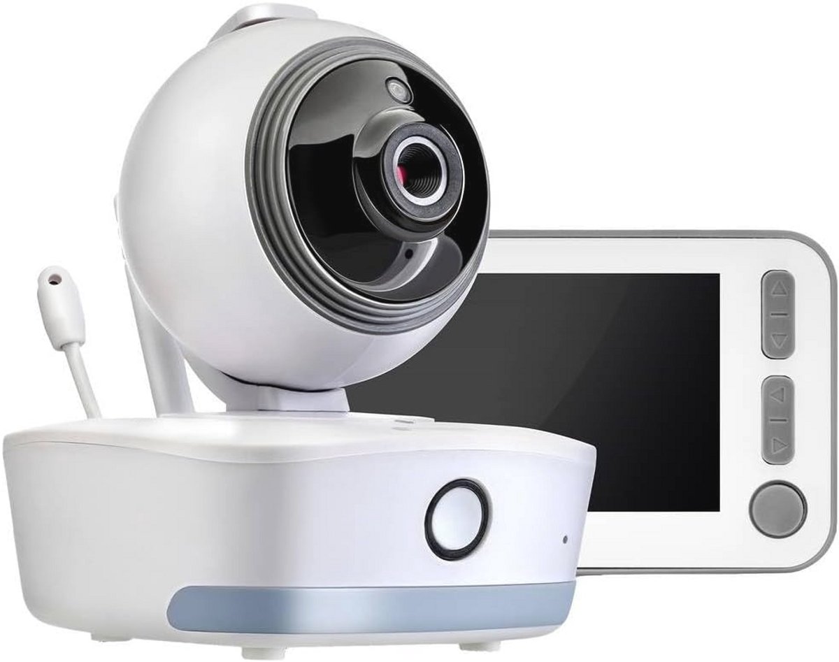Babyfoon Video met Nachtzicht en Intercomfunctie - Bewegingsbewaking, Thermometer en Slaapliedjes