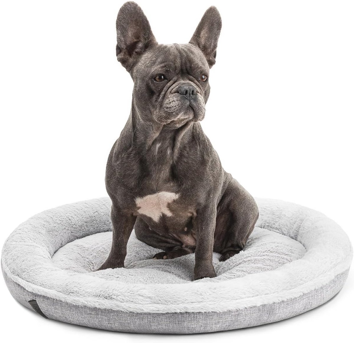 Donutvormige Hondenmand Ø 65 cm - Wasbaar en Antislip Huisdierenkussen voor Honden en Katten