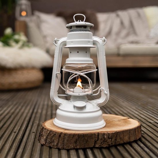 Feuerhand Stormlantaarn Baby special 276 - Wit - 13.5x15x26.5cm - Modern van Feuerhand — afbeelding 3