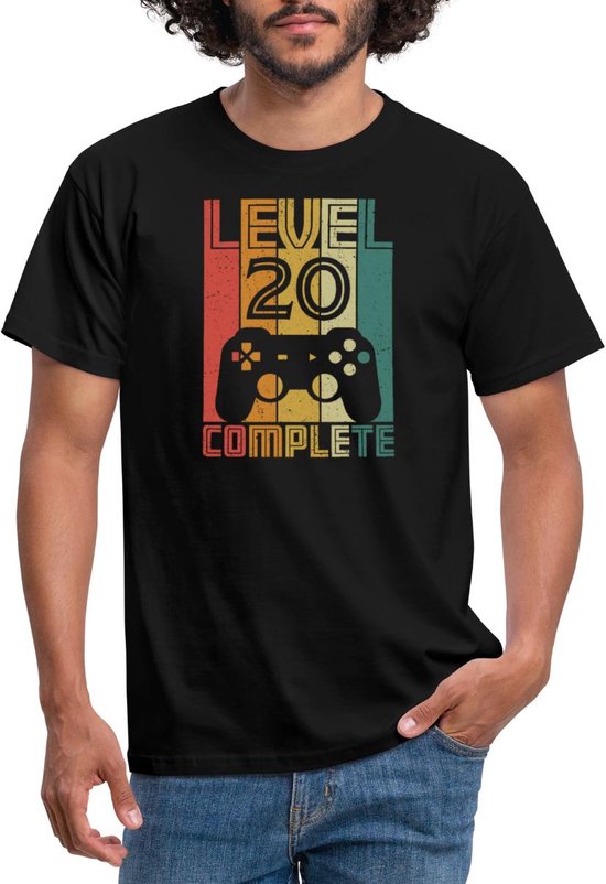 20e Verjaardag | Level 20 Complete | Gamer 20 Jaar T-Shirt Heren