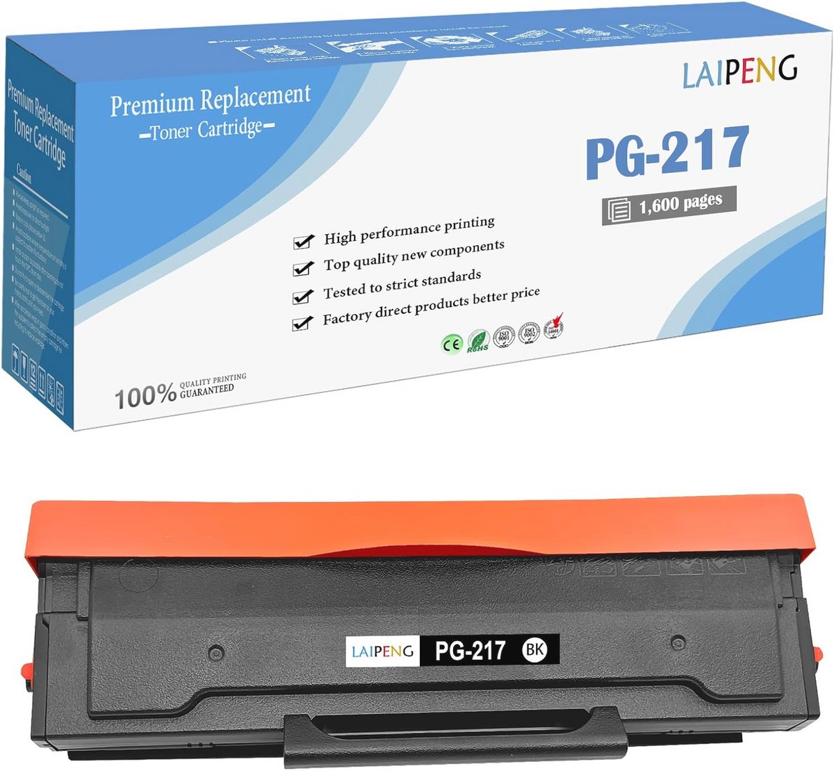 Compatibele PG-217 Tonercartridge voor P2200 Series - Hoge Capaciteit tot 1600 Pagina's - Zwart