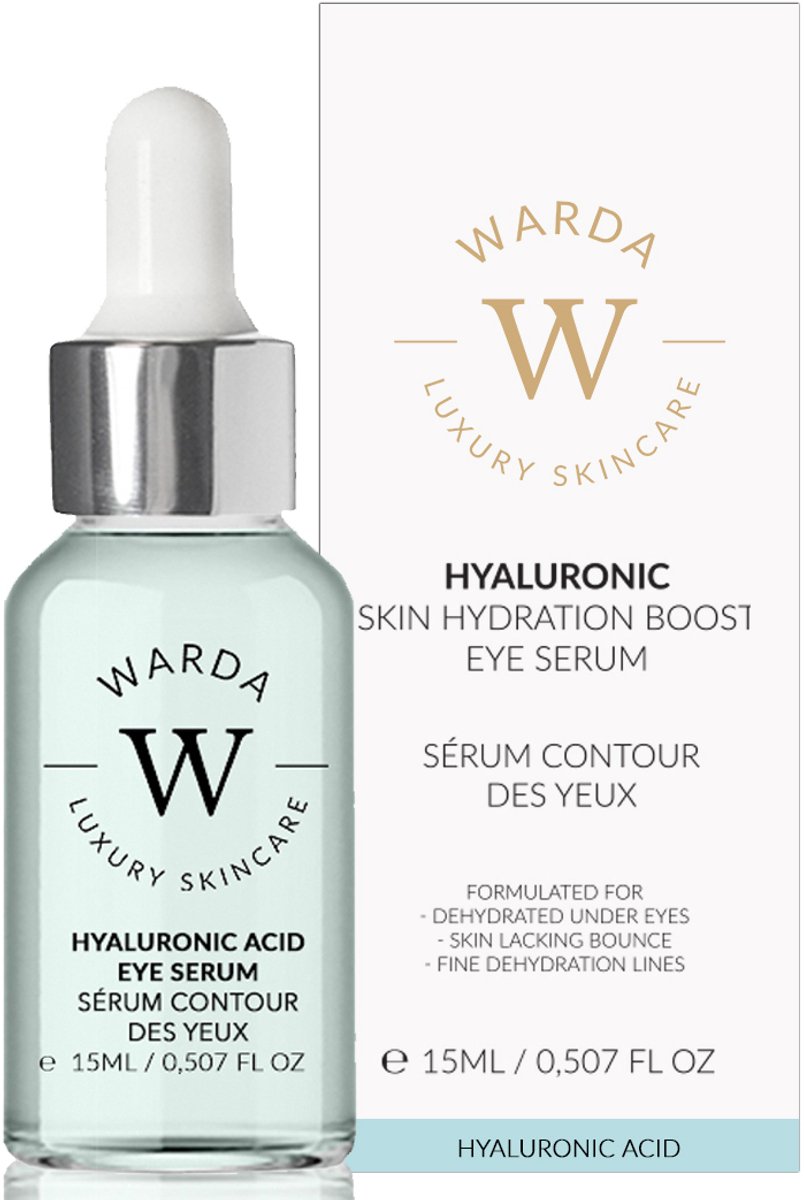 Warda Luxury Skincare HYDRATATIE VAN DE HUID BOOST HYALURONZUUR OOGSERUM