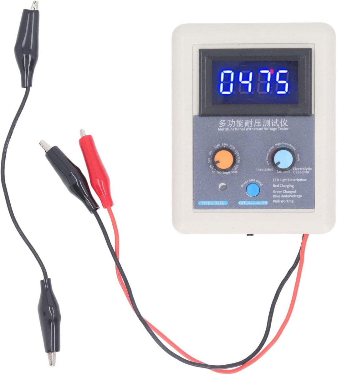 Spanningstester en Weerstandsmultimeter voor IGBT en Transistor - 500-3500V