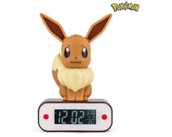 Pokémon Eevee Nachtlamp & Wekker – LED Lamp met Alarmfunctie – Pokémon Verlichting