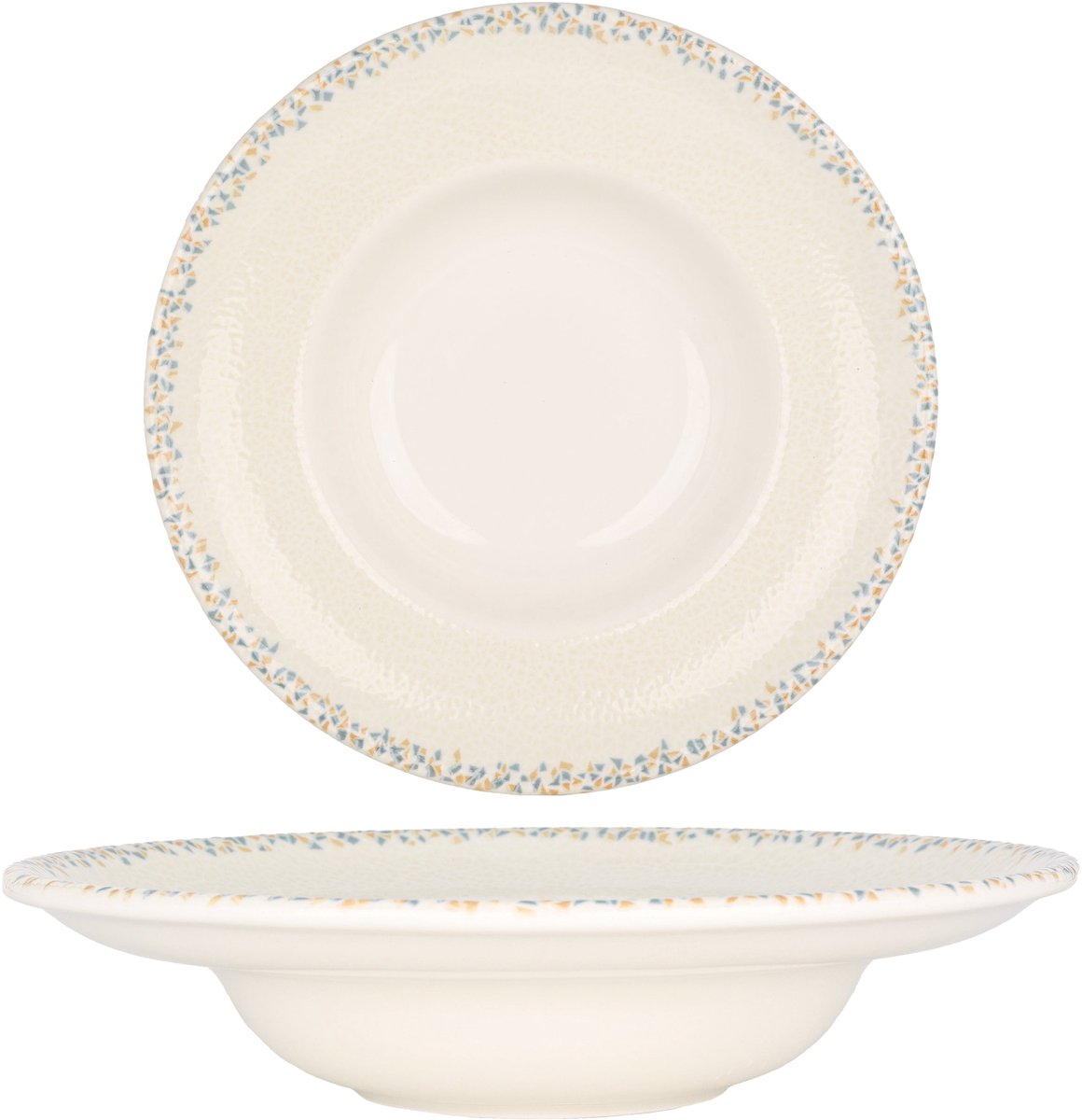 By Bone Pastabord - Tessera - Porselein - 27 cm (500cc) - set van 2