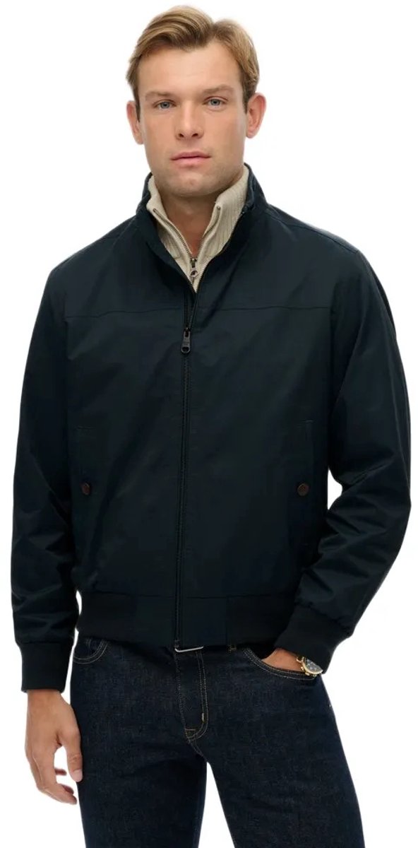 Superdry Modern sportjack Heren Buitenjassen Marineblauw
