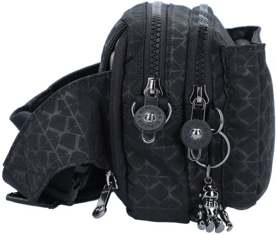 kipling Sac à épaule bandoulière Sac banane Basic Plus Abanu Multi Convertible Crossbody Signature Emb Noir