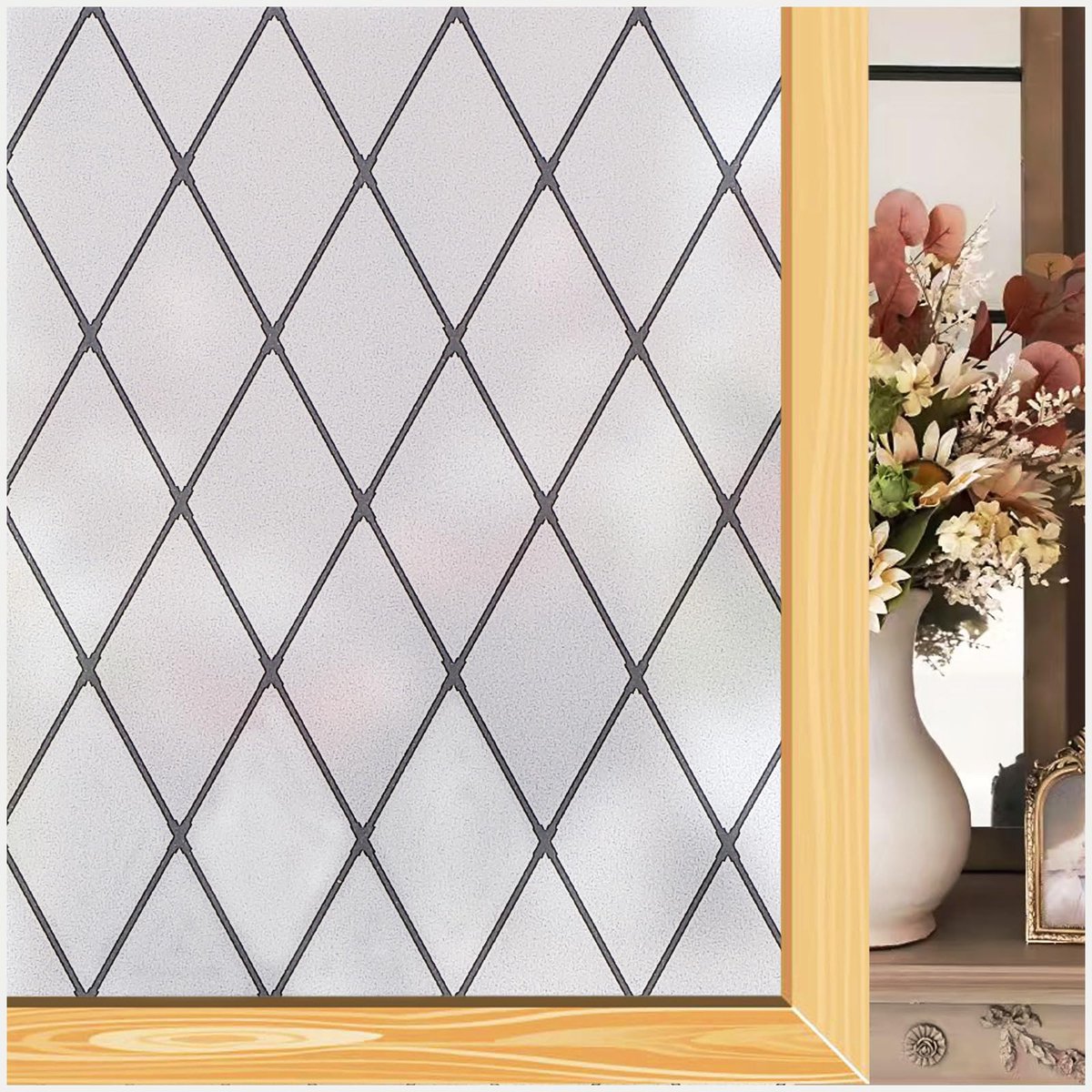 Imperatoris Zelfklevende Raamfolie – Matglas Raamfolie / Inkijkwerende Privacyfolie – Voor Ramen en Glazen Deuren – Screenprotector – Eenvoudig Aan te Brengen – 90 x 300 cm