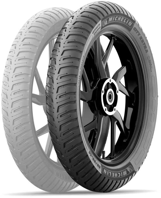 Michelin Moto City Extra 52s Tl Scooter Voor-/achterband Argent 3.00 / R18