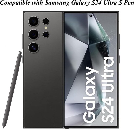 Allecta - Zwarte vervangende S Pen stylus voor Galaxy S24 Ultra smartphone — afbeelding 3
