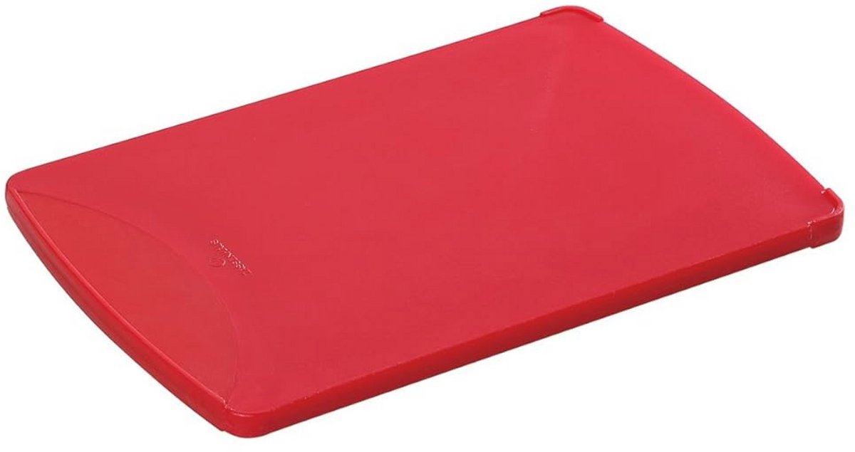Ontbijtplank Hout Rood 25 x 16 cm - Ideaal voor Ontbijt en Snack