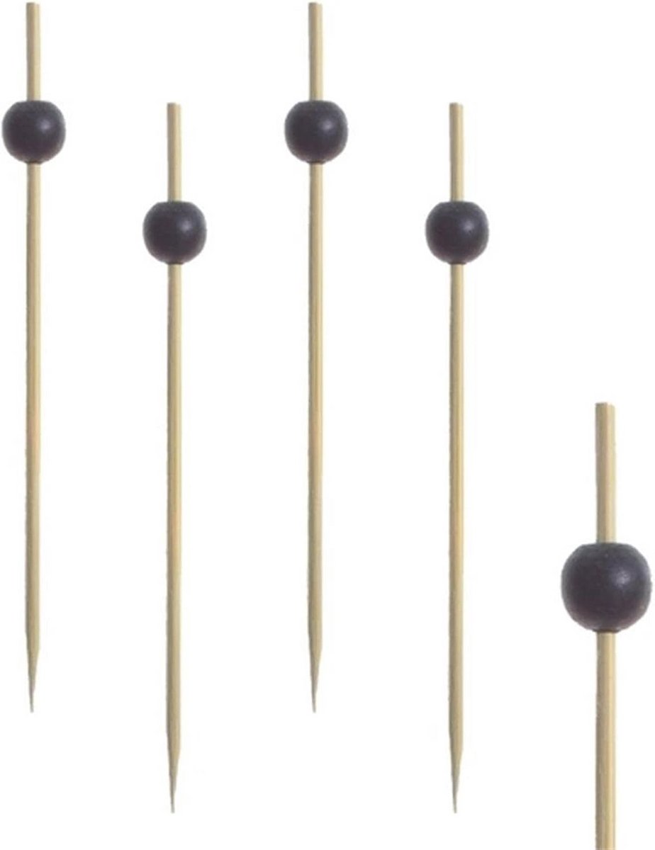 Houten Fingerfood-spiesen 12,5 cm - 250 Stuks - Voor Grillgerechten, Antipasti en Meer
