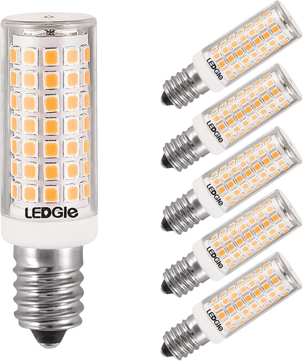 E14 LED Gloeilampen 8W Warm Wit - 700lm, 6 Stuks
