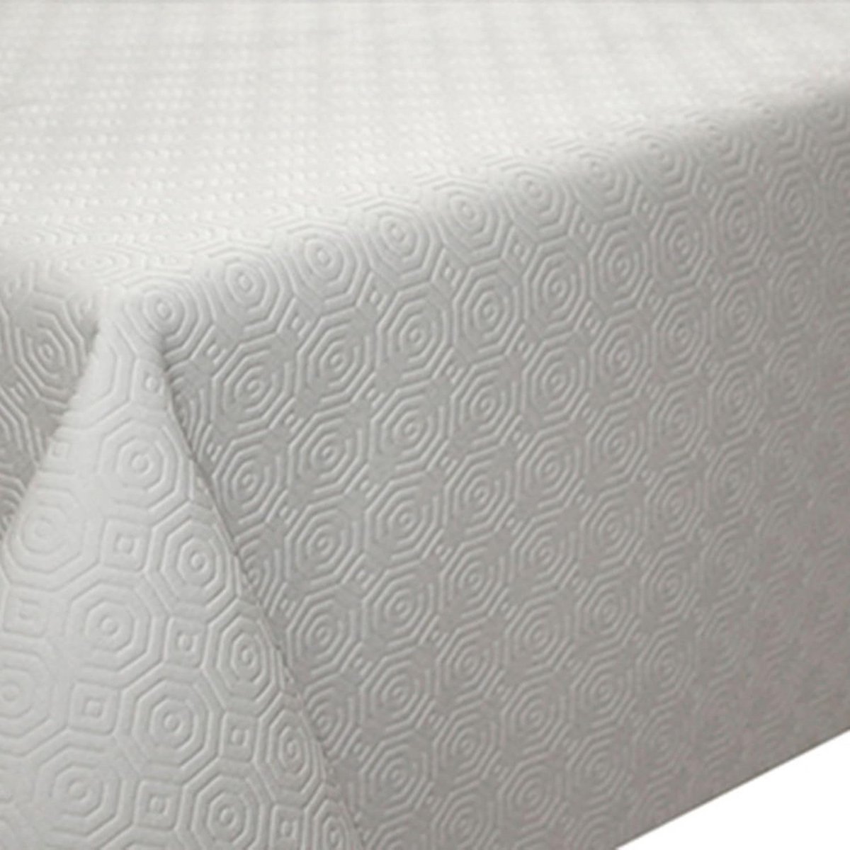 Ronde Tafelbescherming Transparant 110x110 cm Antislip en Waterdicht