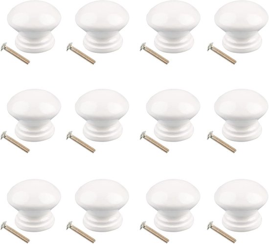 QUARKZMAN 10 Stuks Houten Naaiknopen – 25 Mm, 4 Gaten, Zwart – Voor Kleding, Doe-het-zelf, Decoratie En Handwerk