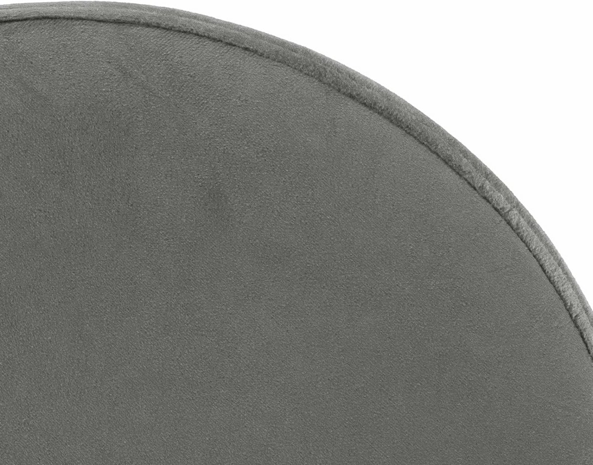 In hoogte verstelbare Barkruk met Velours Bekleding - 360° Draaibaar