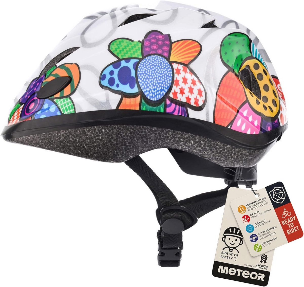 Fietshelm voor Kinderen - Verstelbare Beschermhelm voor Fietsen, Skaten en Inline Skaten - Hoofdbescherming voor Kinderen