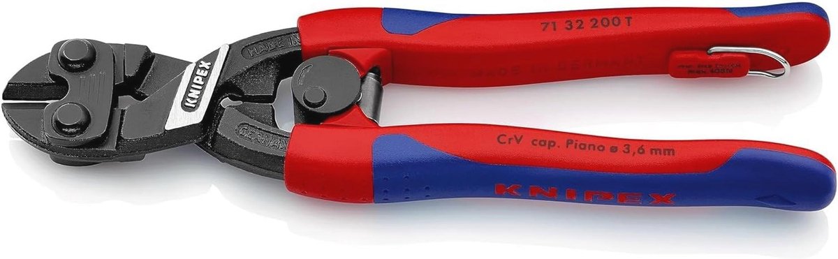Compacte Bovenklem Snijder 200 mm met Ergonomische Handgrepen