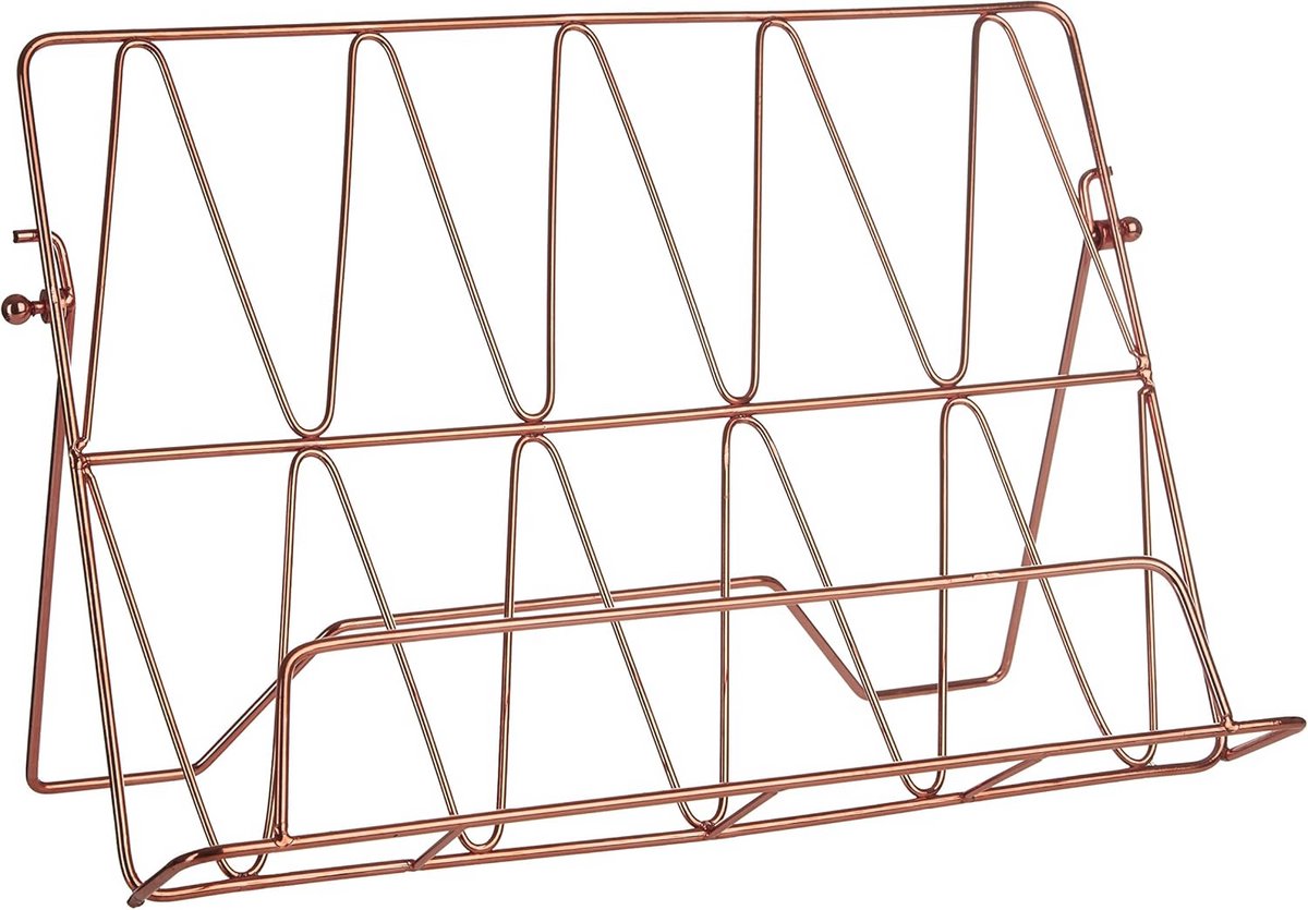 Kookboekhouder in verkoper koper metaal - 17 x 30 x 21 cm
