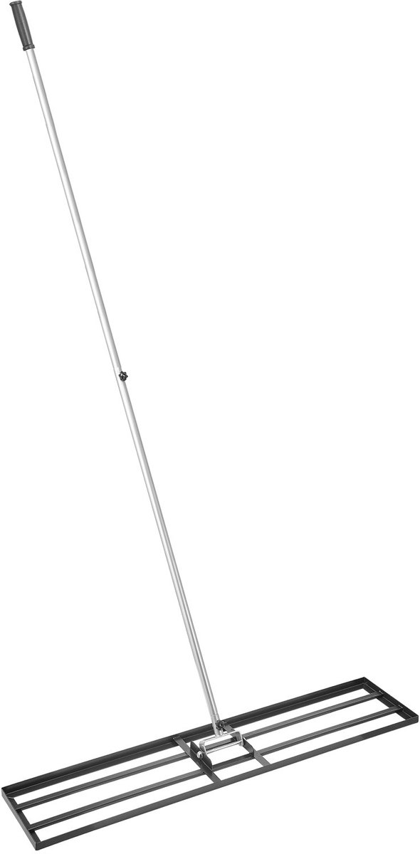Gras egaliseerder met 213 cm steel - 121,9 x 25,4 cm koolstofstalen nivelleerplaat - 2-voudig in hoogte verstelbaar - Ideaal voor tuin en golfbaan van Kreator — afbeelding 5