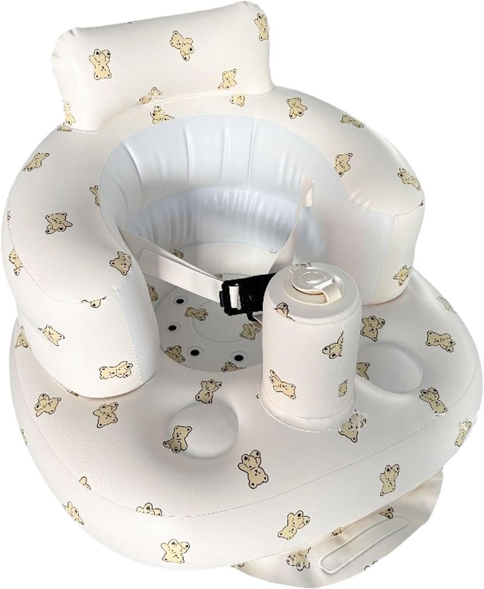 Opblaasbaar Babyzitje met Veiligheidsriem voor Baby's vanaf 3 Maanden