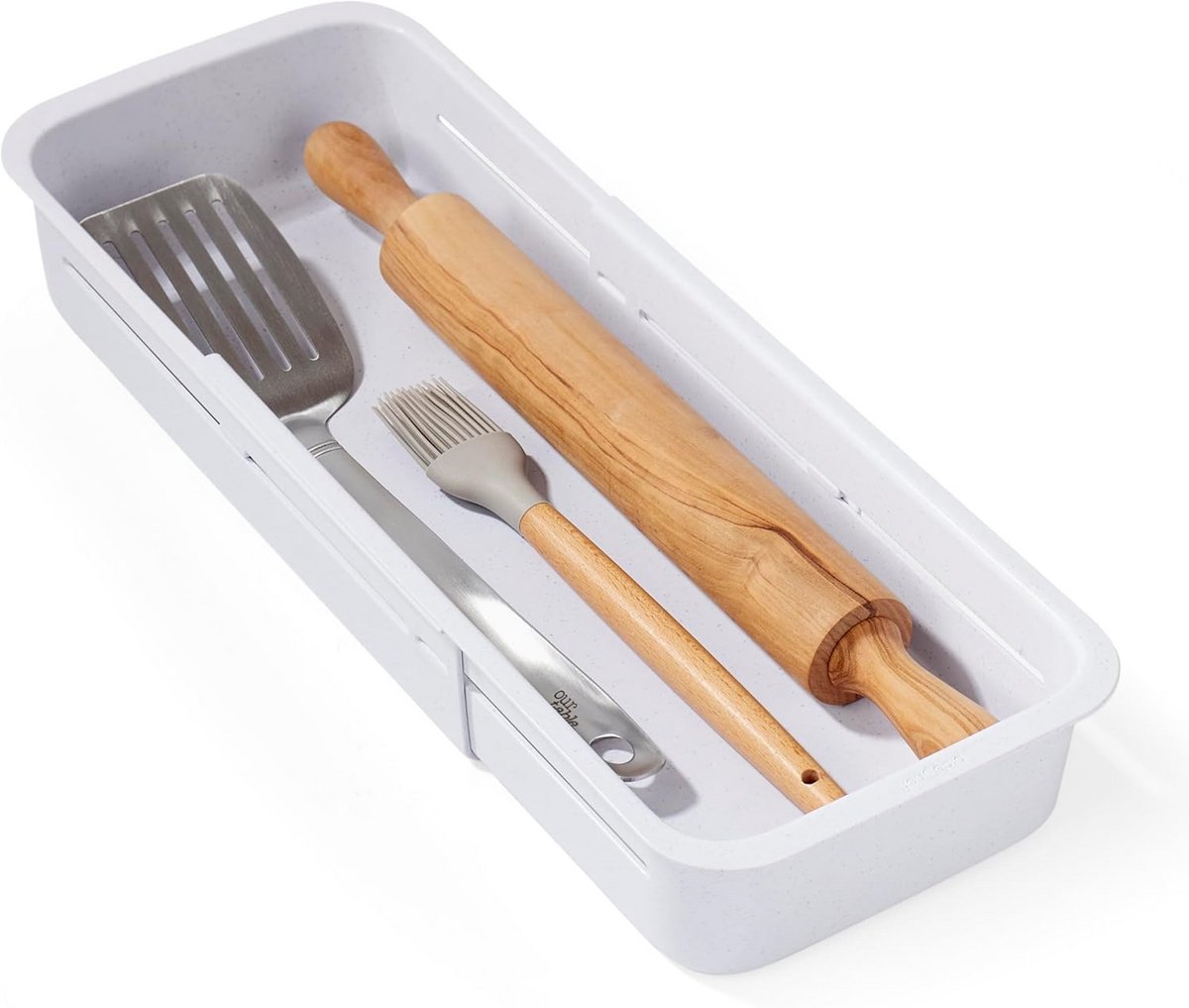 Uitbreidbare Schuiflade Organizer - Verstelbare Keuken Opbergbak voor Bestek en Gadgets