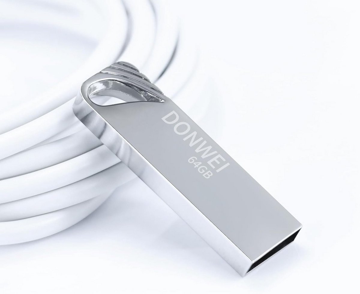 USB Stick 64GB Metal Geheugenstick Pen Drive voor Laptop en Auto