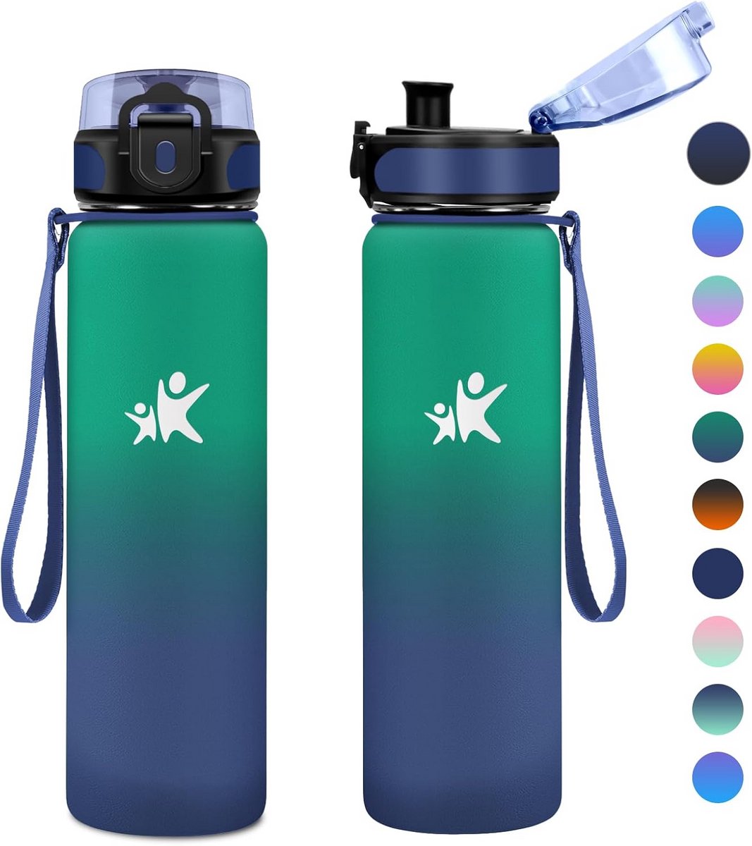 Thermosfles 1 Liter Roestvrij Staal - Lekvrij en BPA-vrij voor Sport, Reizen en Werk