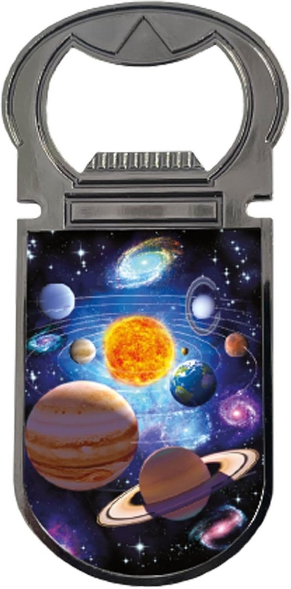 Magnetische Flesopener met 3D Lenticulair Ruimte Ontwerp - Keukengadget en Cadeau