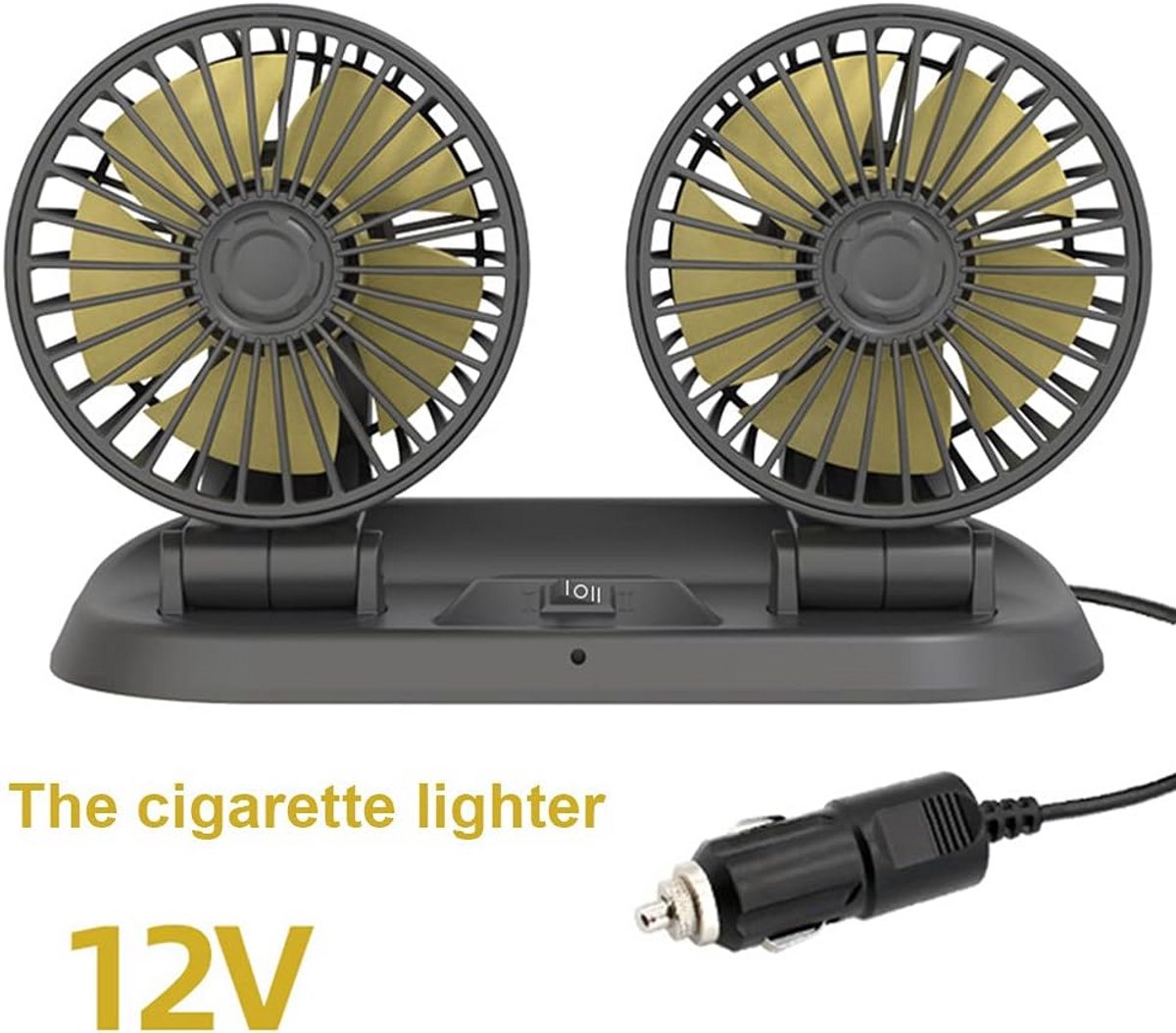 Krachtige USB Mini Ventilator - 360° Draaibaar & 2 Snelheden | Tafel, Auto, Kantoor & Camping thumbnail 4