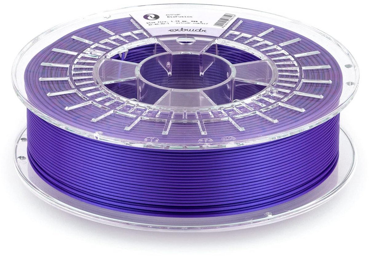 Biologisch Afbreekbaar 3D-Printerfilament Glasachtig Paars 1.75mm 800g