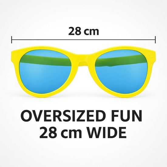 Gigantische Grappige Zonnebril - Oversized Feestbril voor Verjaardag & Carnavalskostuum van Merkloos — afbeelding 5