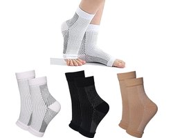 Orthopedische compressiekousen, compressiekousen voor hardlopen, vochtafvoerende en ademende compressiekousen (L/XL)