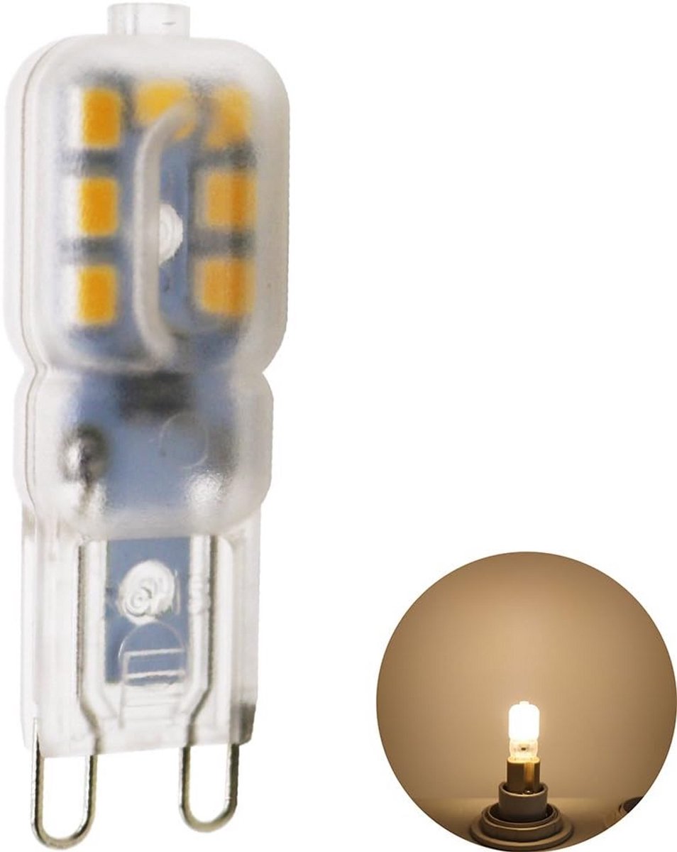 G9 LED Lamp Dimbaar Warm Wit 1.5W Vervanger 15W Halogeen 360 Graden