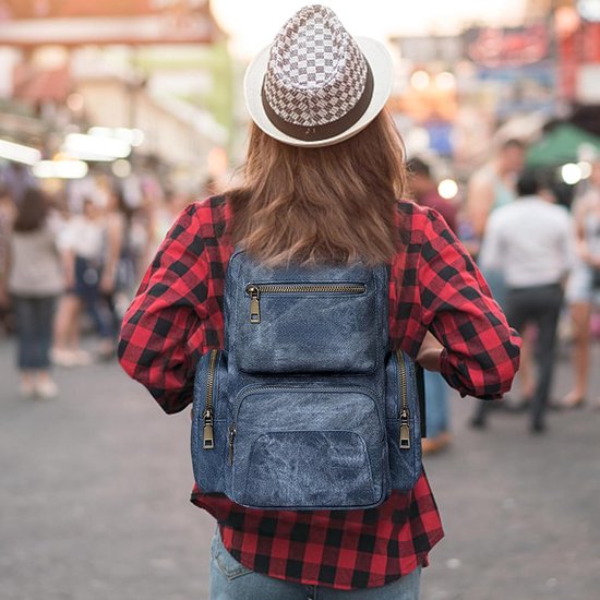 HAUMAUH Rugzak Dames Daypack Kleine | Lichtgewicht Casual Sling Rugzak ( 21x30x11cm) Heren | Reizen Winkelen Werk & Dagelijks Gebruik (Kaki