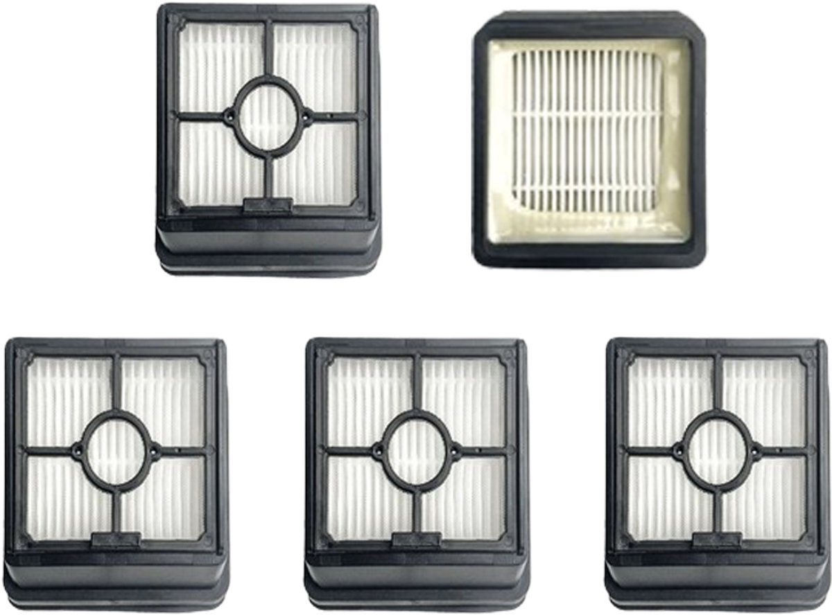 HEPA filter - 5 stuks - geschikt voor Midea Eureka X8 - X9 - FC9 - FC9-Flash - FC9 PRO Smart Robotstofzuiger - 75*90*30 mm - Accessoires