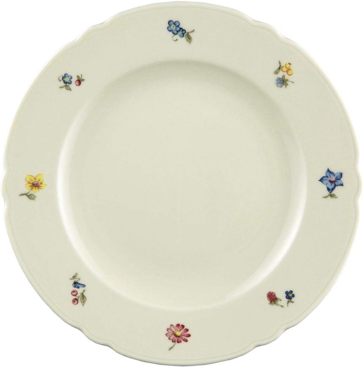 Rond Dinerbord Porselein Kleurrijk Bloemenpatroon