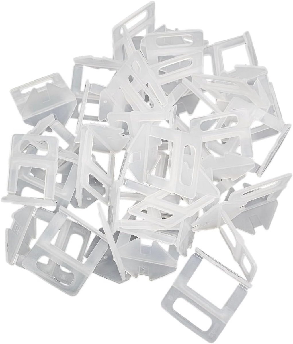 Tegel Nivelleringssysteem 2,5 mm Voegbreedte voor Tegeldikte 3-12 mm, Compleet met 1500 Tabs en 200 Wiggen en Tang