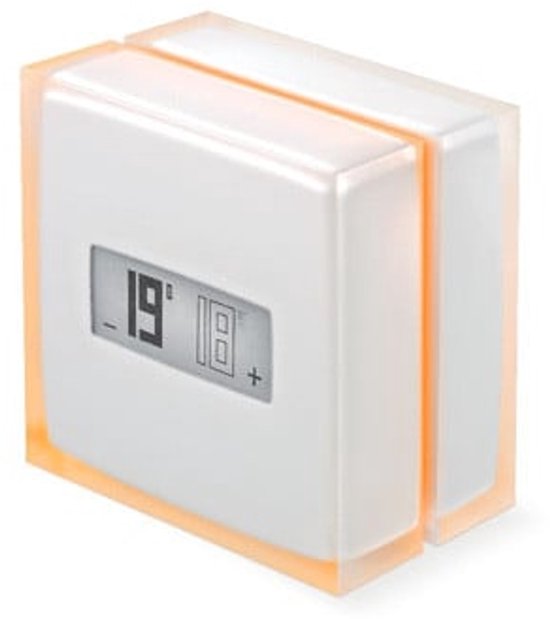 Netatmo Slimme Thermostaat - Smart Thermostaat voor CV - Werkt met Google Home, Alexa & Apple Homekit - Draadloos - Wit