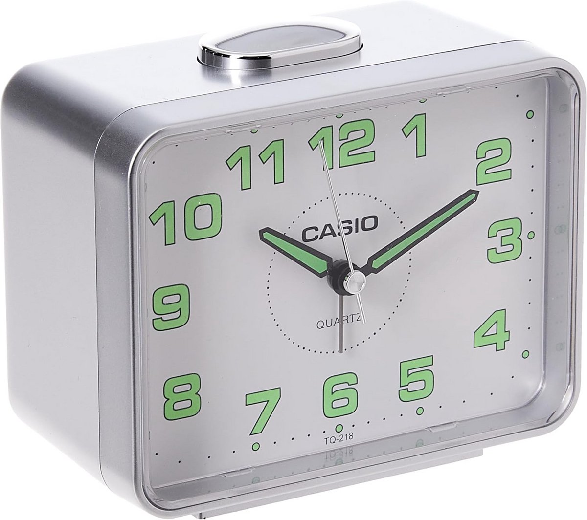 Analoge wekker met snoozefunctie en stil uurwerk