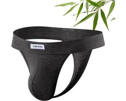 Heren Sexy Bamboe String Ondergoed Lage Taille Tanga slips