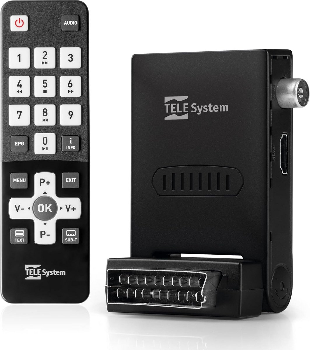Mini Digitale Terrestrische Decoder met Autoscan en LCN - Plug & Play