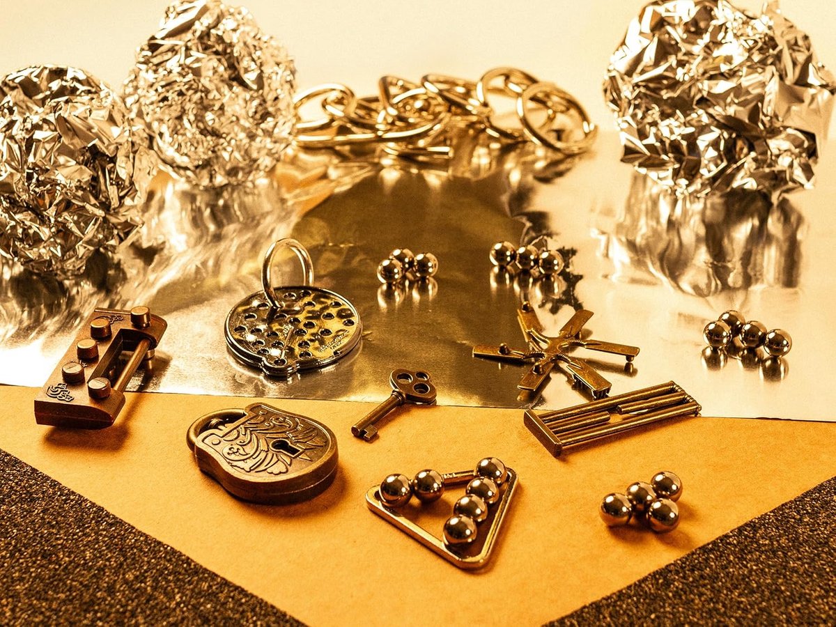 Metal Puzzel Ontwarring - IJzeren Hersenkraker voor Volwassenen en Tieners