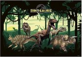 Dinosaurs Bureau-onderlegger Junior 49 X 34 Cm Karton Groen