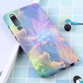 Luminous Pattern PC-beschermhoes voor Huawei P30 (Striped Cloud)